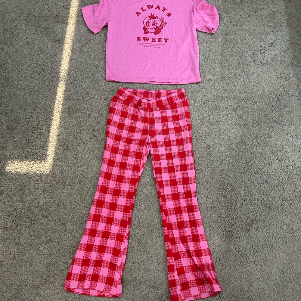 Always Sweet Pink Pajama Set 3sets for $25